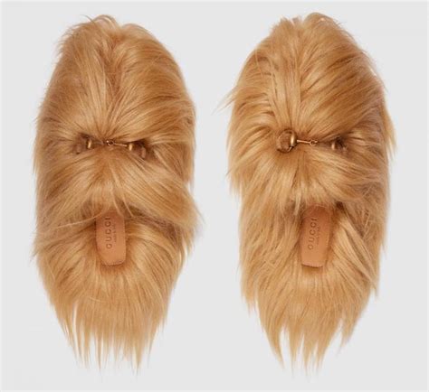 fake gucci slippers ebay|gucci chewbacca slippers.